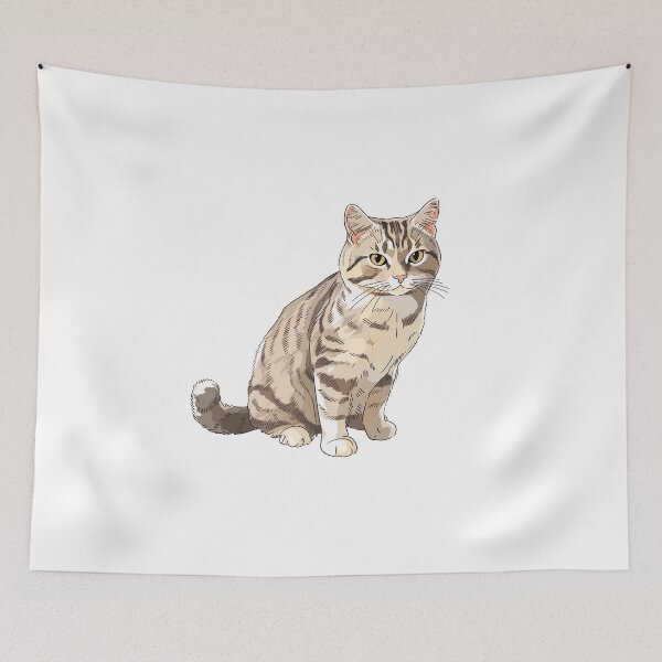 Item preview, Angry Tabby Cat designed and sold by xiao xuans.