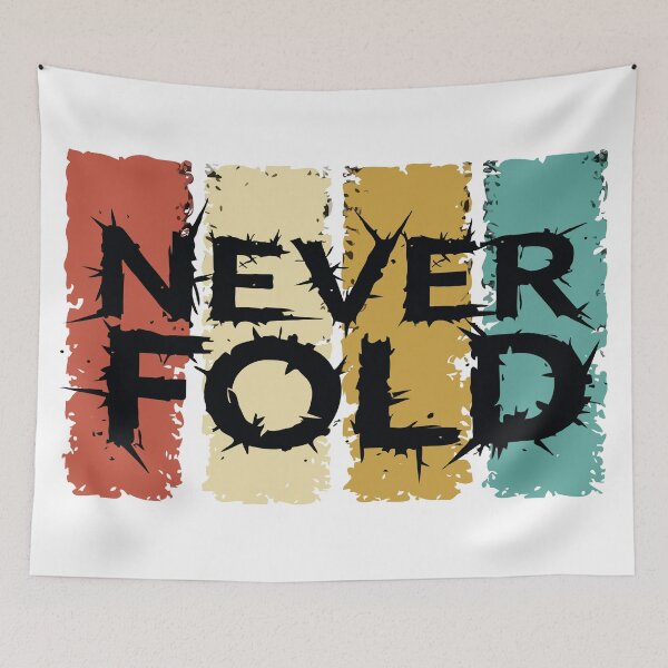 Item preview, never fold retro vintage design designed and sold by X-ecute.