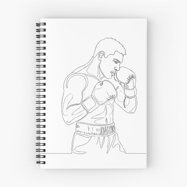 Item preview, Minimalist One Line Boxing Spirit designed and sold by HipsterAnimals.