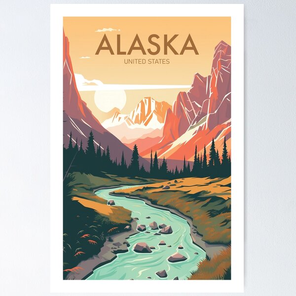 Item preview, ALASKA designed and sold by MarkedArtPrints.