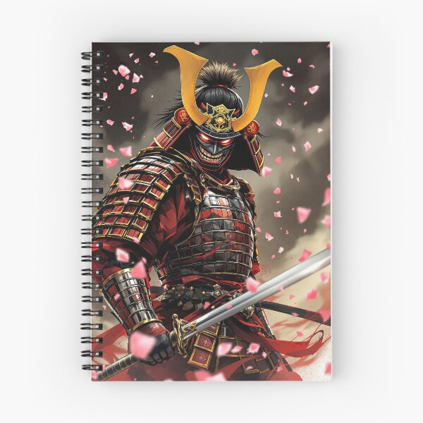 Item preview, Samurai Warrior Amidst Falling Blossoms designed and sold by artwaves.