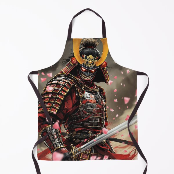 Item preview, Samurai Warrior Amidst Falling Blossoms designed and sold by artwaves.