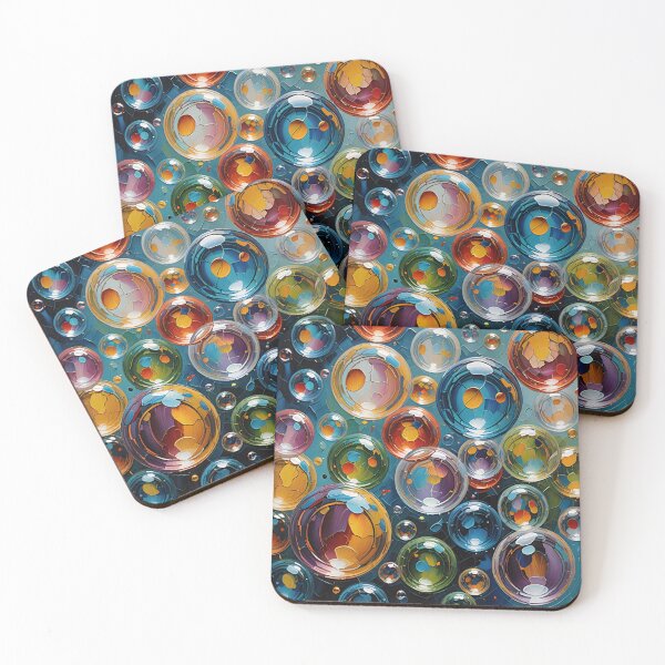 Item preview, Bright Multicolor Bubble Circles Pattern Abstract designed and sold by The-Open-Door.