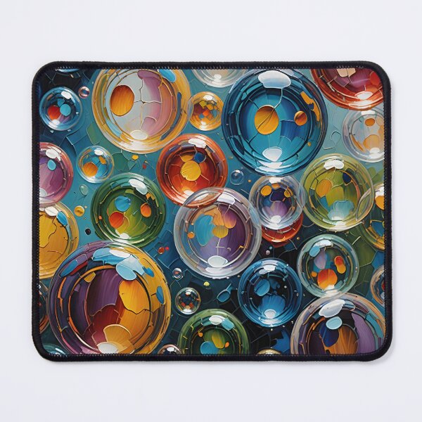 Item preview, Bright Multicolor Bubble Circles Pattern Abstract designed and sold by The-Open-Door.