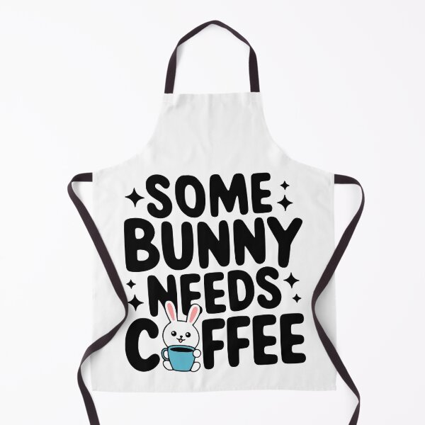 Item preview, Some Bunny Needs Coffee! Cute Rabbit Coffee Pun designed and sold by PMCreative.