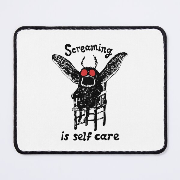 Item preview, Funny Cryptid Mothman Screaming Self Care Cryptozoological Nature Ugly Christmas designed and sold by FociCreate.