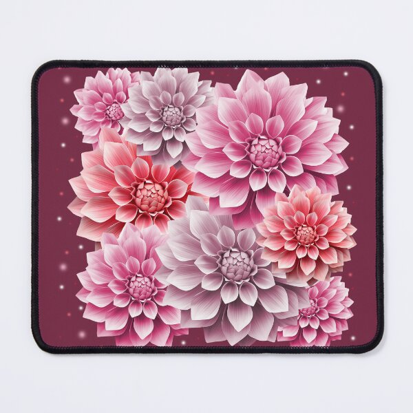 Item preview, Bunch of different shades of pink flowers designed and sold by Topmel.