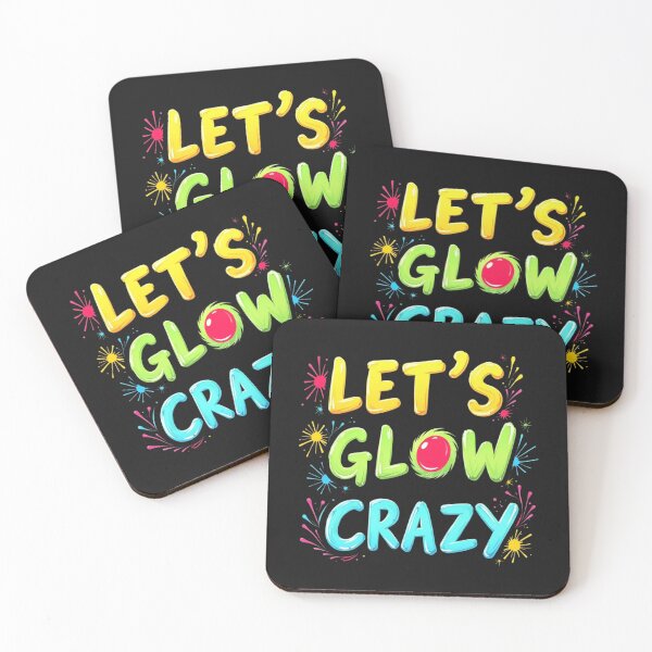 Item preview, Let's Glow Crazy Neon Party designed and sold by Alex Songs.