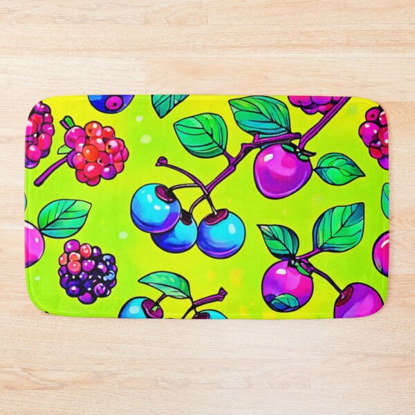 Item preview, Bright Berry Fruit Pattern designed and sold by Health And Fitness Posts e-Store.