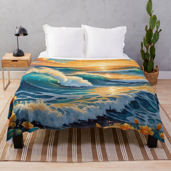 Item preview, Beautiful Floral Ocean designed and sold by M-Y-A-R-T-.