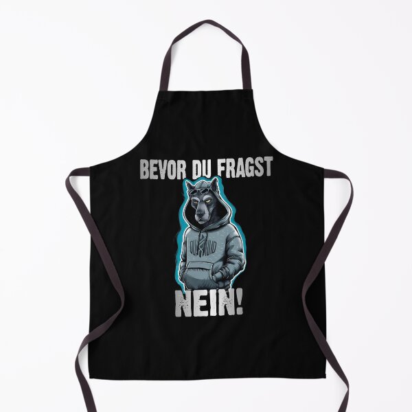 Item preview,  Bevor Du Fragst Nein - Wütender cooler Hund  - lustiges Zitat  designed and sold by Smix Pixels.