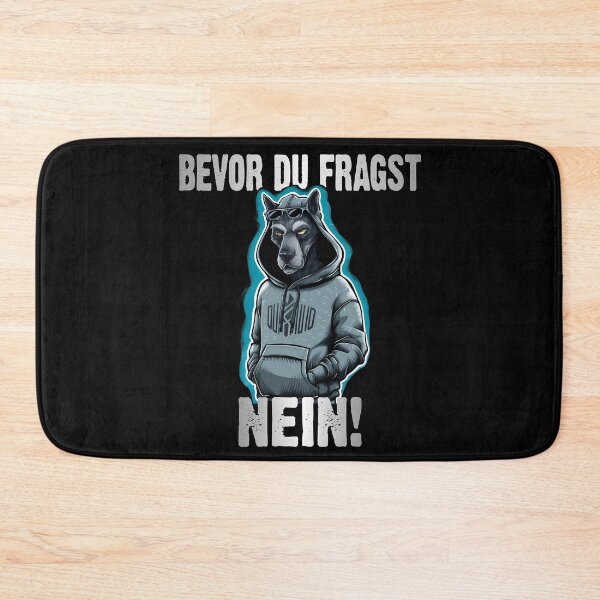 Item preview,  Bevor Du Fragst Nein - Wütender cooler Hund  - lustiges Zitat  designed and sold by Smix Pixels.