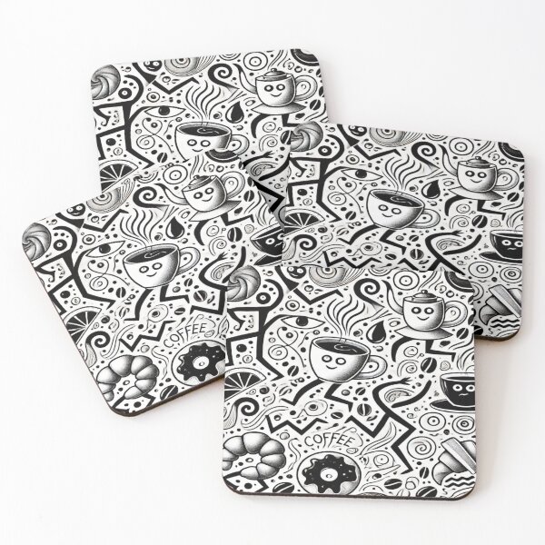 Item preview, Dancing Coffee and Pastries designed and sold by Imaginarium of Chaos falcon88 .
