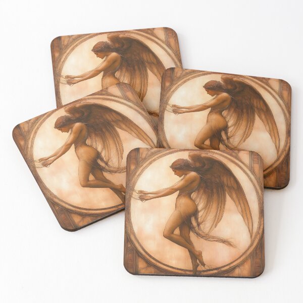 Item preview, Angel. Vintage Sepia Angel design. designed and sold by Shoot-The-Moon.