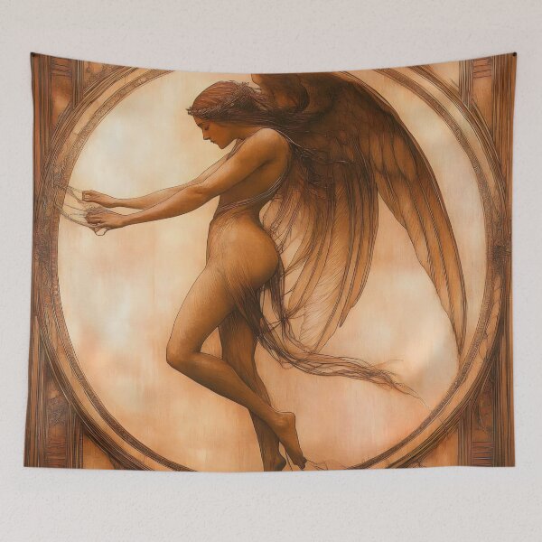 Item preview, Angel. Vintage Sepia Angel design. designed and sold by Shoot-The-Moon.
