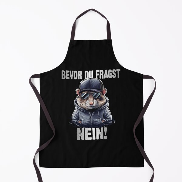 Item preview, Bevor Du Fragst Nein - Wütender cooler Hamster - lustiges Zitat designed and sold by Smix Pixels.