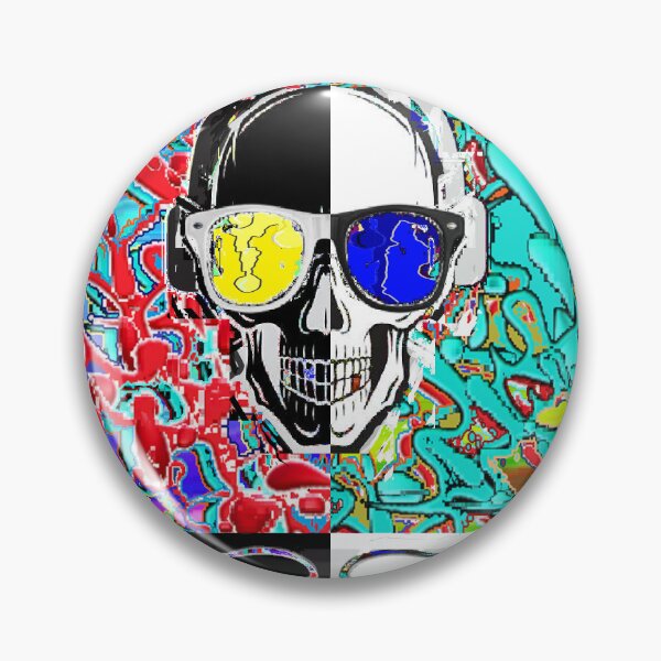 Item preview, Pop Art DJ Skull 2025 designed and sold by LoEndT-Shirts.