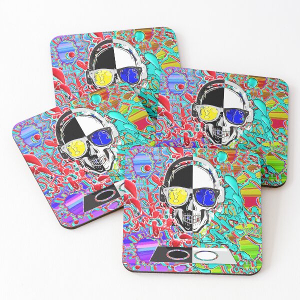 Item preview, Pop Art DJ Skull 2025 designed and sold by LoEndT-Shirts.