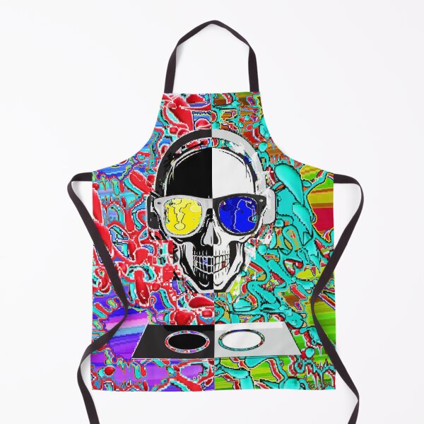 Item preview, Pop Art DJ Skull 2025 designed and sold by LoEndT-Shirts.