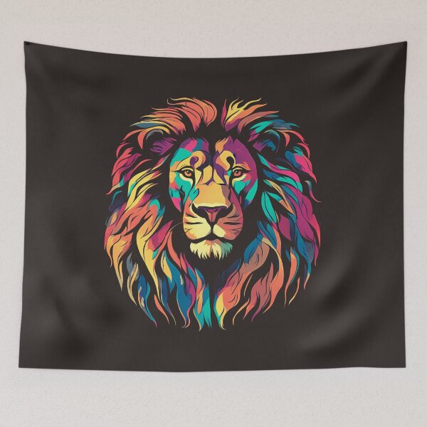 Item preview, Colorful Lion II. designed and sold by KrisDry.