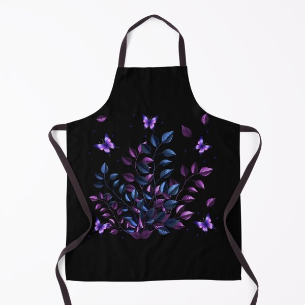 Item preview, Shinny blue and purple plant with butterfly designed and sold by Topmel.