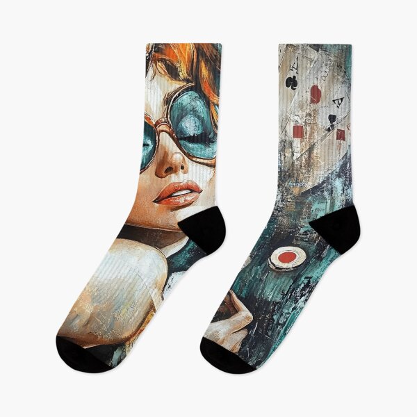 Item preview, Gambling Girl. Casino design. designed and sold by Shoot-The-Moon.