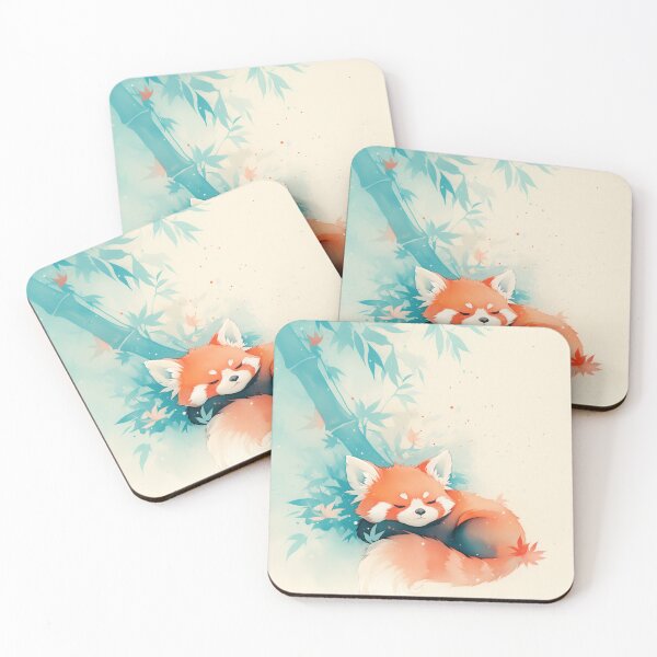 Item preview, Red Panda Bamboo Forest Nap designed and sold by AshiraCreations.