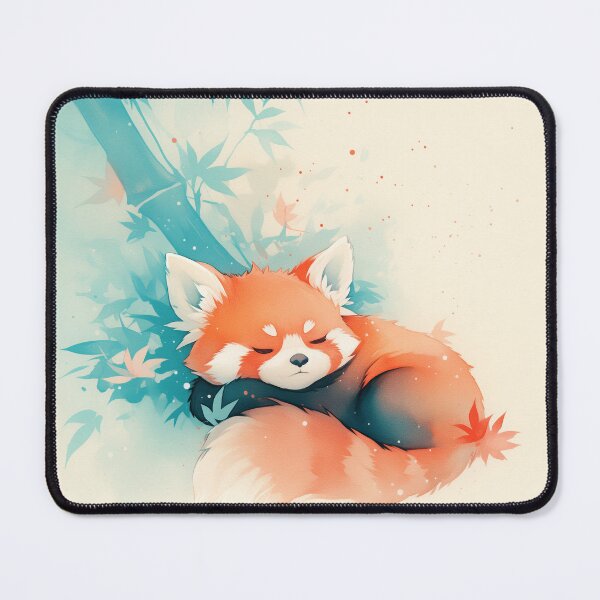 Item preview, Red Panda Bamboo Forest Nap designed and sold by AshiraCreations.
