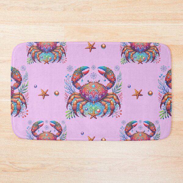 Item preview, Ornate Sea Witchery Crab - Enchanting Ocean-Inspired Illustration designed and sold by CritterManiaUK.