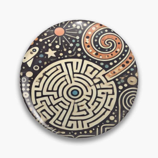 Item preview, Spiraling Cosmos Labyrinth designed and sold by Imaginarium of Chaos falcon88 .