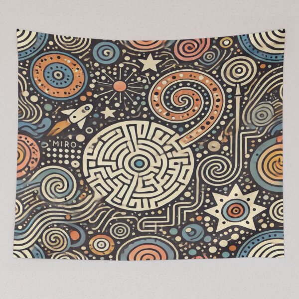 Item preview, Spiraling Cosmos Labyrinth designed and sold by Imaginarium of Chaos falcon88 .