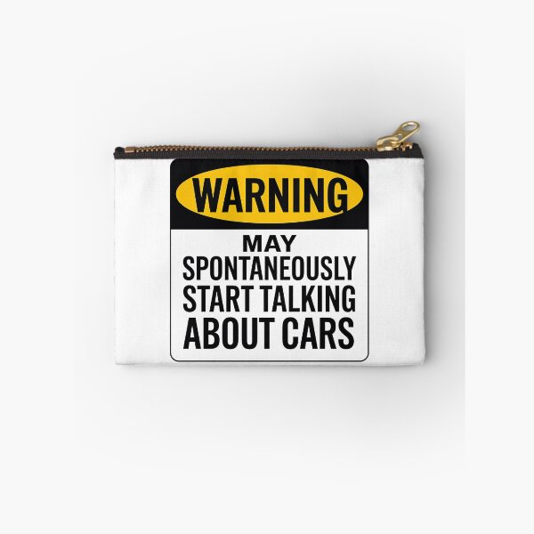 Item preview, Warning May Spontaneously Start Talking About Cars - Funny Car Art designed and sold by luannsemmsobre.