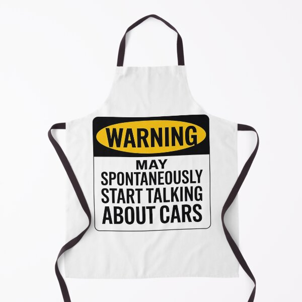 Item preview, Warning May Spontaneously Start Talking About Cars - Funny Car Art designed and sold by luannsemmsobre.