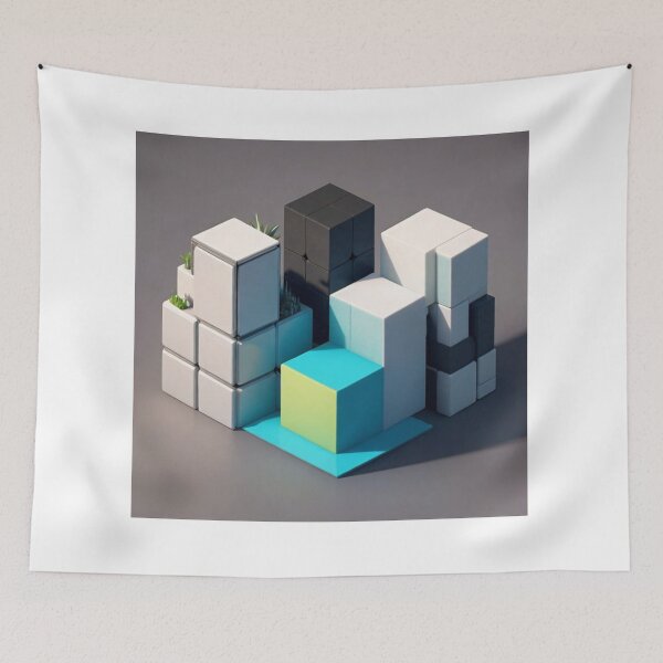 Item preview, Skyline Geometry: A Futuristic Perspective designed and sold by Bilikaru.