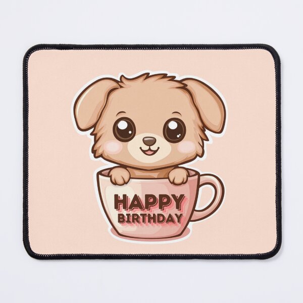 Item preview, Dog -Happy Brithday designed and sold by Mini-magaze.