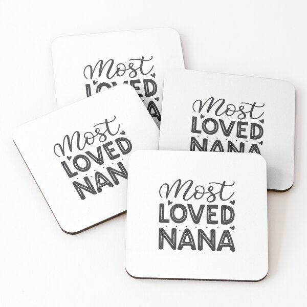 Item preview, Most Loved Nana - Heartwarming Gift for Grandmothers designed and sold by Colorful-Garden.