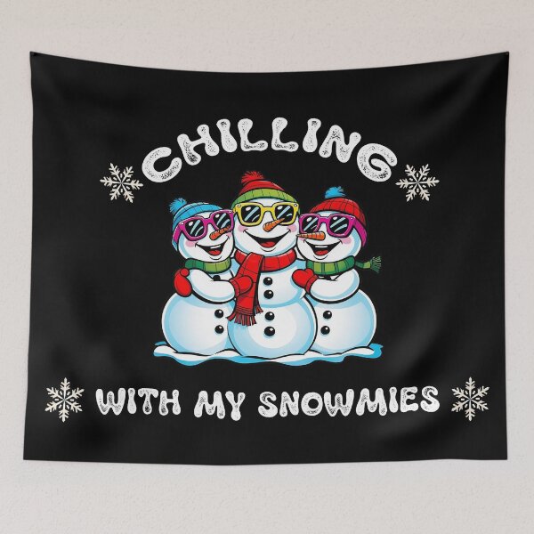 Item preview, Chilling with my snowmies designed and sold by chihab21.