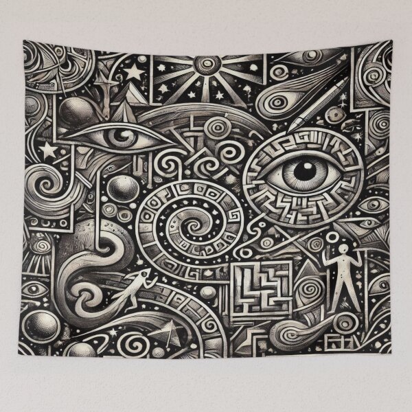 Item preview, Cosmic Maze Explorers designed and sold by Imaginarium of Chaos falcon88 .