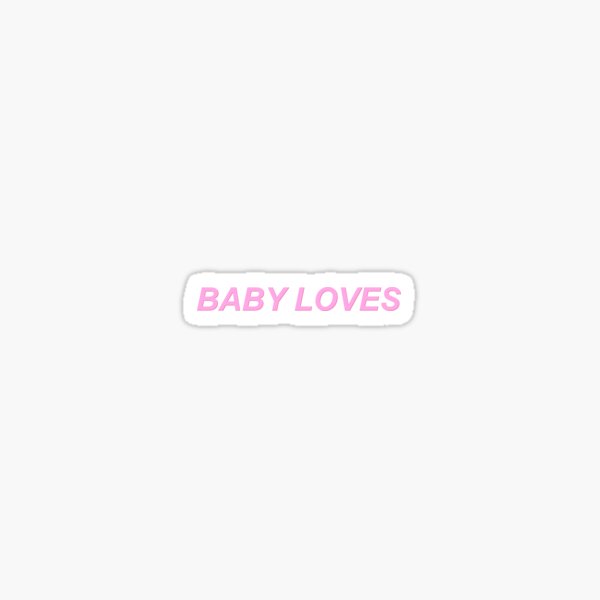 Vista previa del artículo con la obra «Baby Loves», diseñado y vendido por sleepingpixiee.