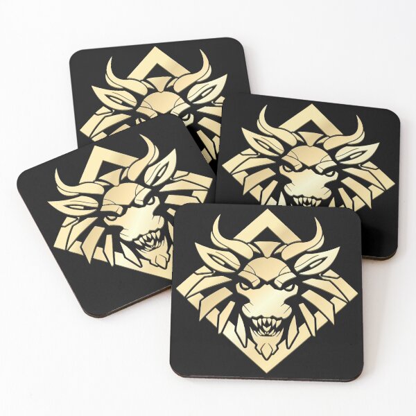 Item preview, Witcher Gold Game Symbol designed and sold by Kubala Designs.