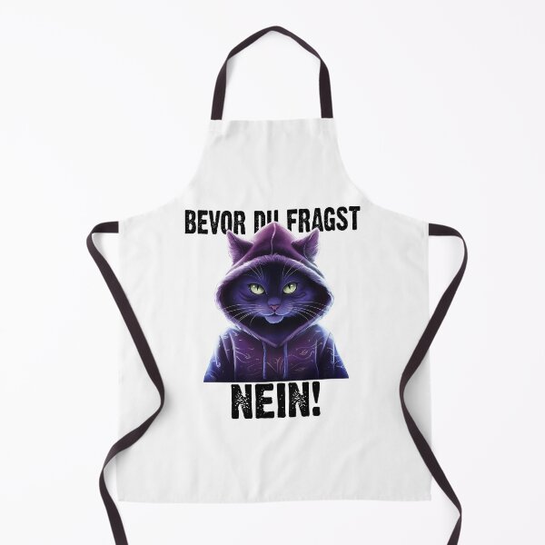 Item preview, Bevor Du Fragst Nö - Wütender cooler Katze - lustiges Zitat designed and sold by Smix Pixels.