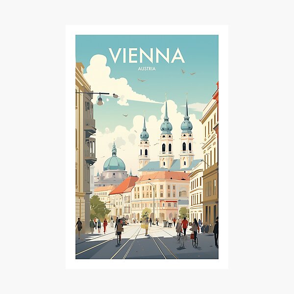 Item preview, VIENNA designed and sold by MarkedArtPrints.