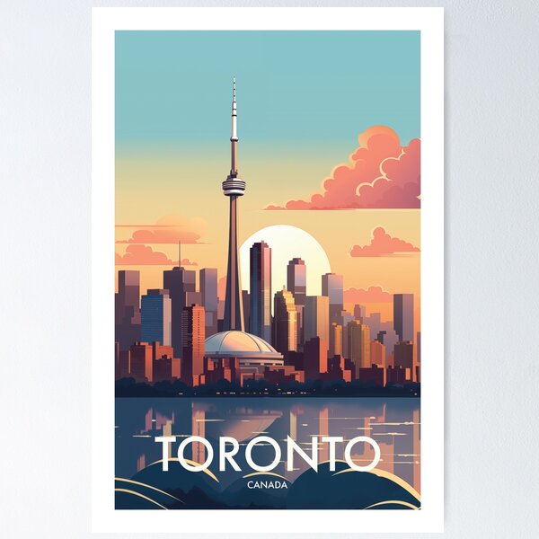 Artikel-Vorschau von TORONTO, designt und verkauft von MarkedArtPrints.