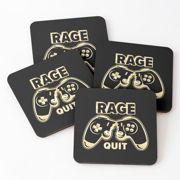 Item preview, Rage Quit - Funny Gaming Design designed and sold by Kubala Designs.