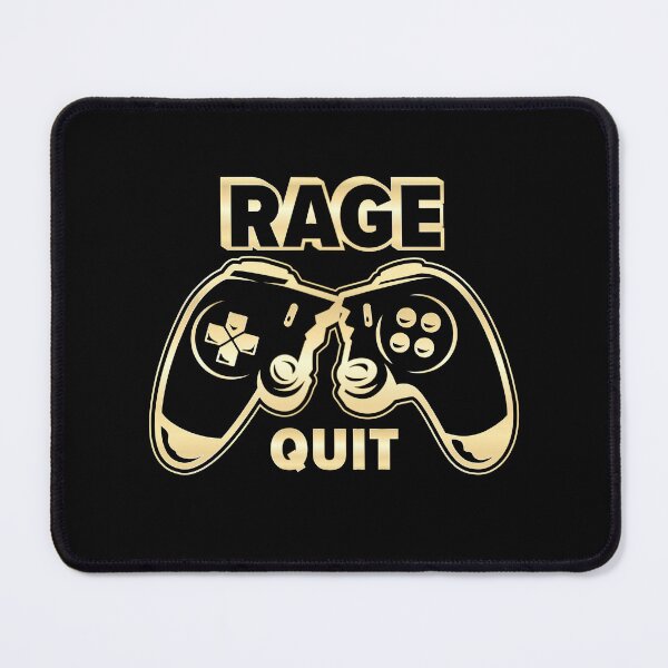 Item preview, Rage Quit - Funny Gaming Design designed and sold by Kubala Designs.