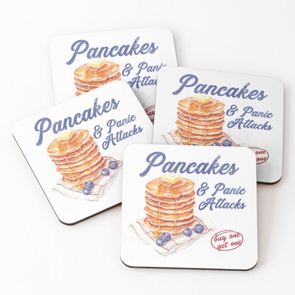 Item preview, Pancakes and Panic Attacks designed and sold by kjanedesigns.
