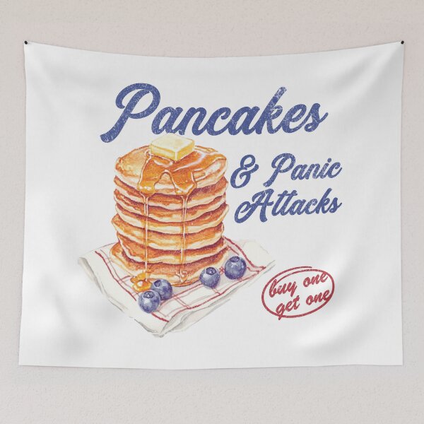 Item preview, Pancakes and Panic Attacks designed and sold by kjanedesigns.