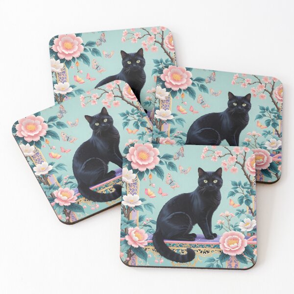 Item preview, Cat Chinoiserie designed and sold by SoniaSarkali.