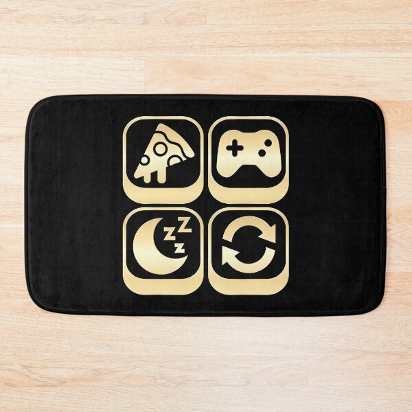 Item preview, Eat Sleep Game Repeat - Funny Gaming Design designed and sold by Kubala Designs.