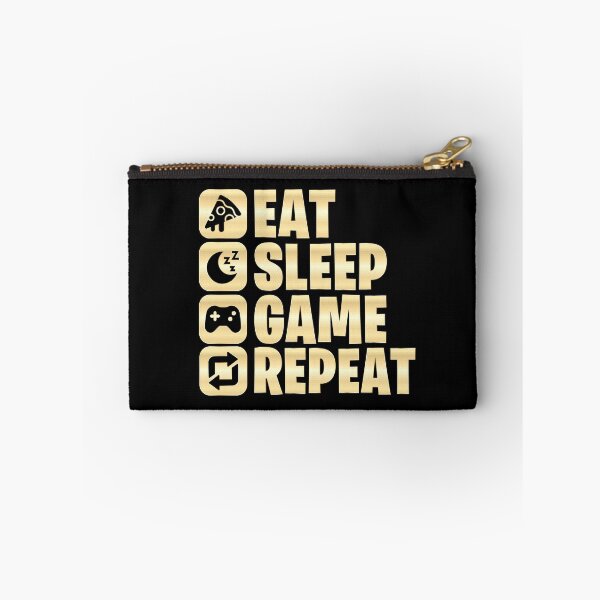 Item preview, Eat Sleep Game Repeat - Funny Gaming Design designed and sold by Kubala Designs.